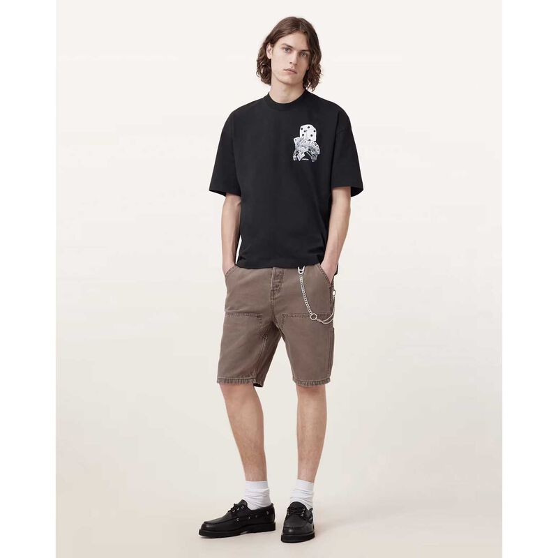 AllSaints Dealt Short Sleeve Crew Neck T-Shirt image number 3